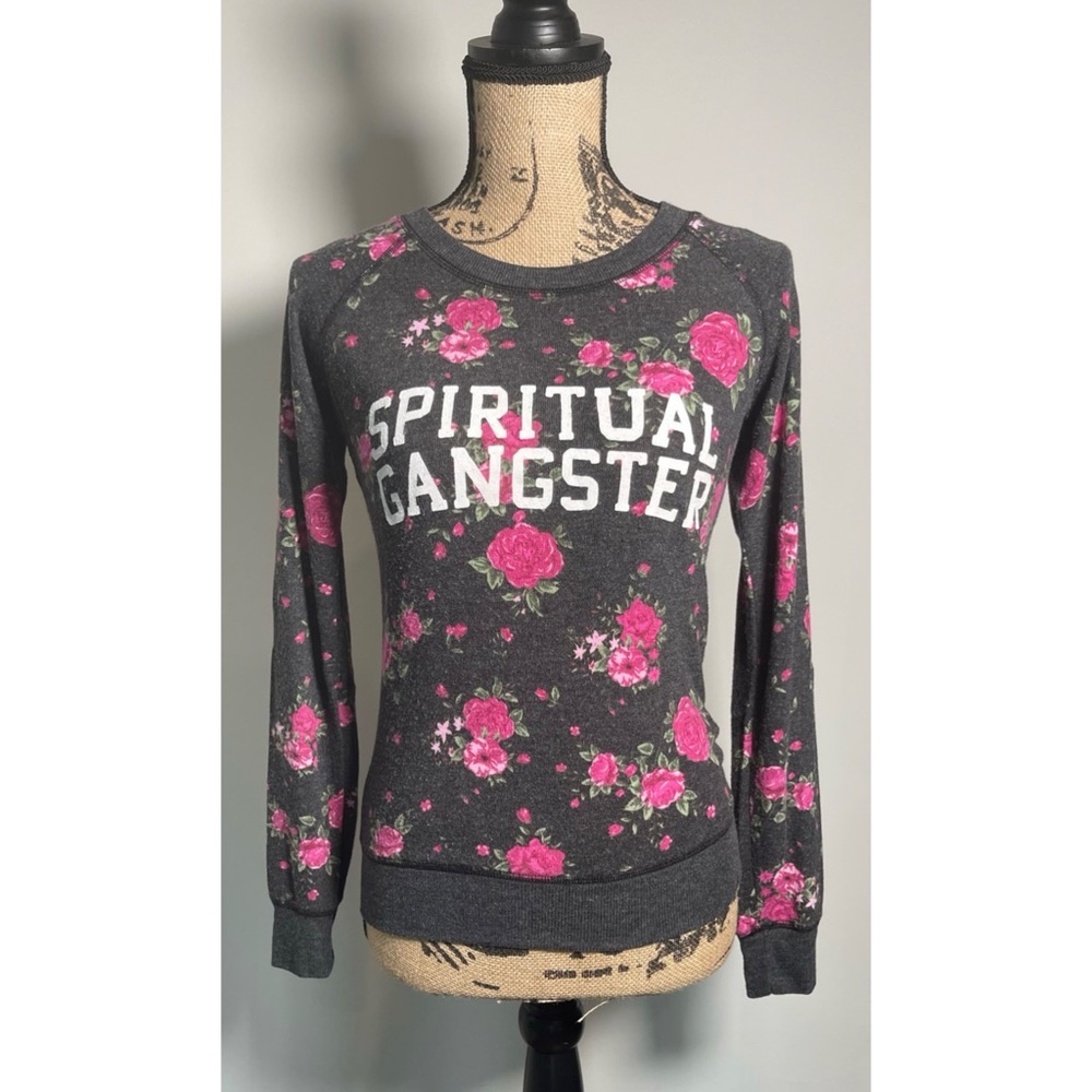 Spiritual Gangster Floral Sweatshirt